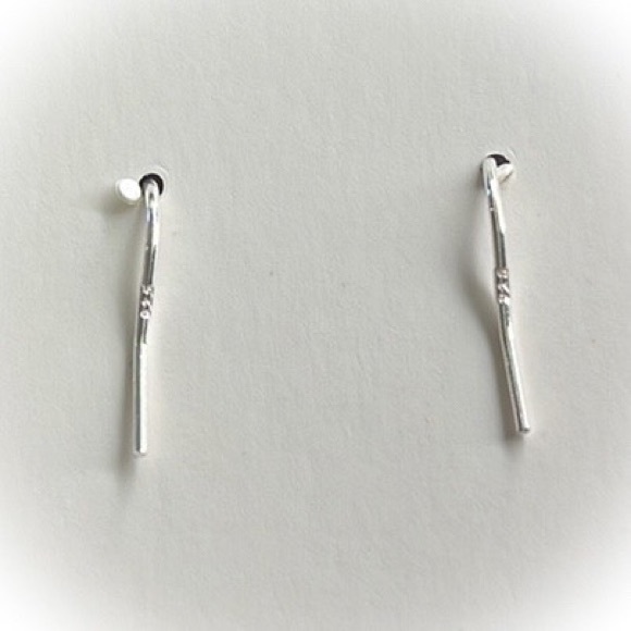 💕Super Cute Sterling Silver Atom Dangle Earrings💕 - Picture 6 of 7